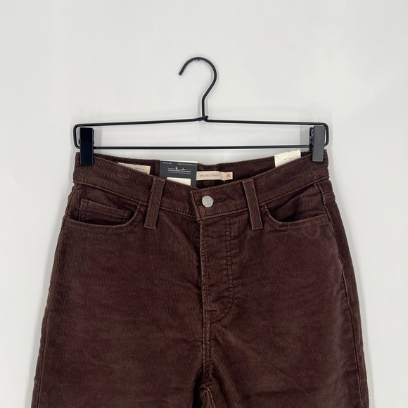 Levi’s Wedgie Straight Corduroy Brown High Rise Pants - Picture 2 of 7